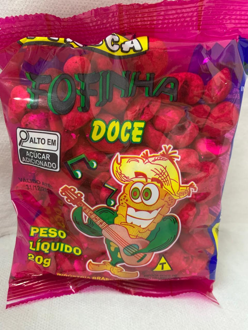 Pipoca fofinha 20g - fardo com 14 unidades