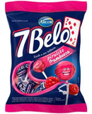 Pirulito 7 Belo Framboesa Pacote 500g Arcor