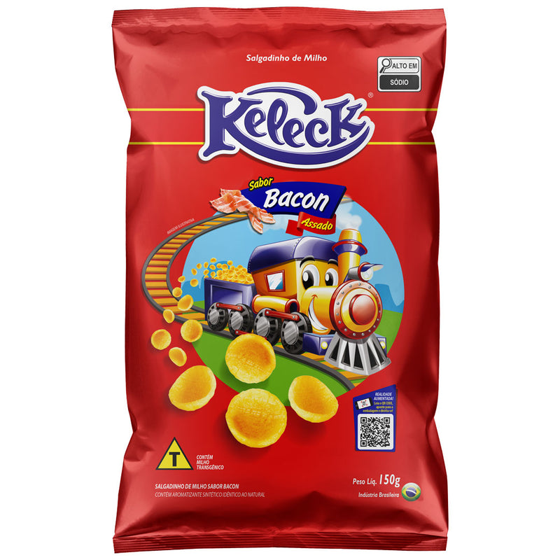 Salgadinho assado de milho sabor Bacon 27 g - fardo com 10 unidades