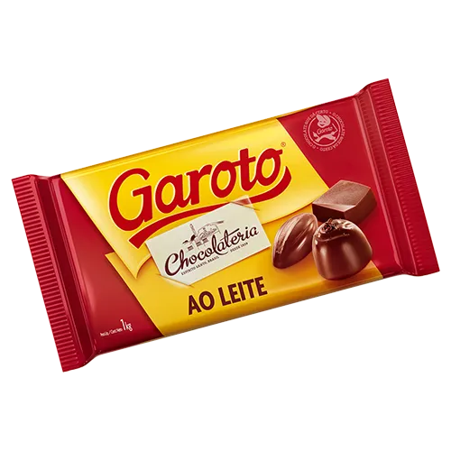 Chocolate Garoto Barra 1Kg Ao Leite