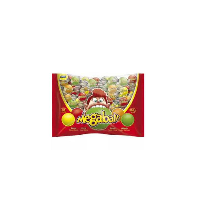 CHICLETE MEGABALL 440G C/80- SUKEST